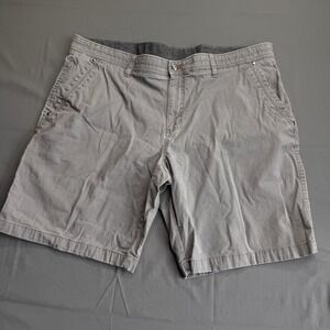 WEATHERPROOF Mens Charcoal Gray Cargo Utility Shorts Size 42 Outdoor